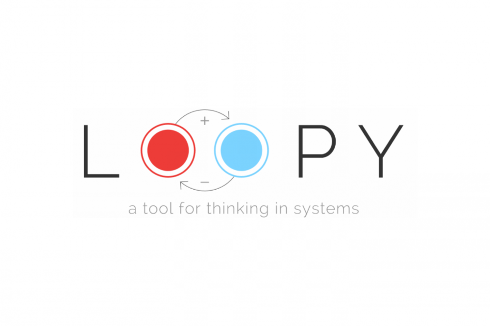 Loopy graphic logo