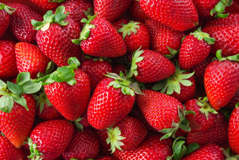 Image of ripe strawberries