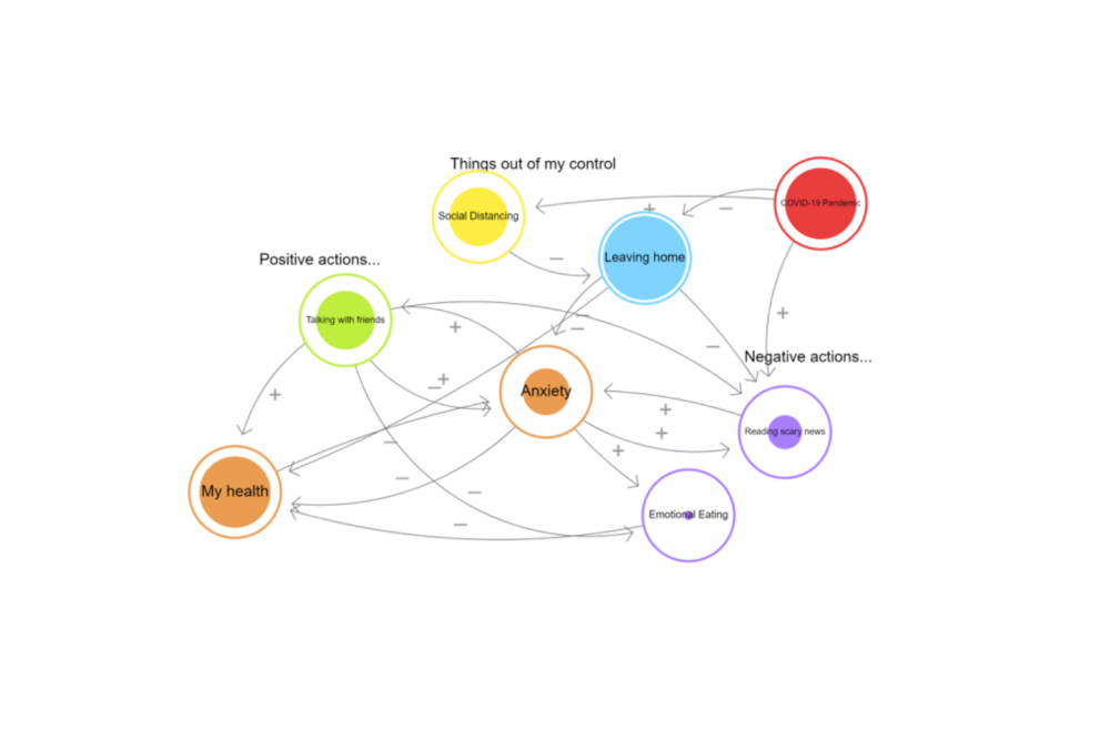 LOOPY model of the impact Covid-19 has had on a person